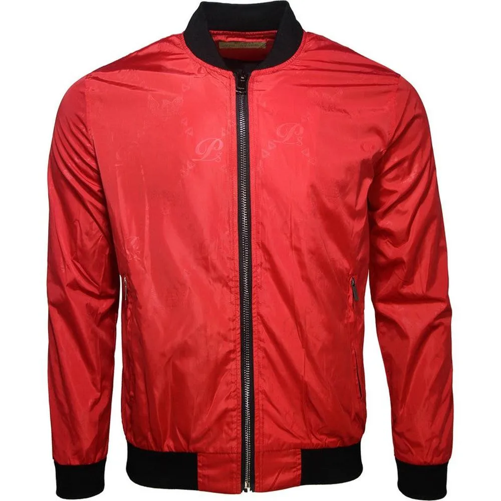 Monogram Wind Breaker Jacket --PS2125-MONO, Red