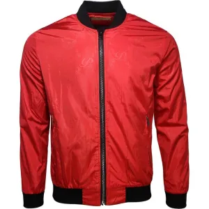 Monogram Wind Breaker Jacket --PS2125-MONO, Red