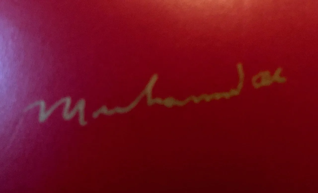 Muhammad Ali Autographed Vintage Boxing Glove with Gold Signature Rare!