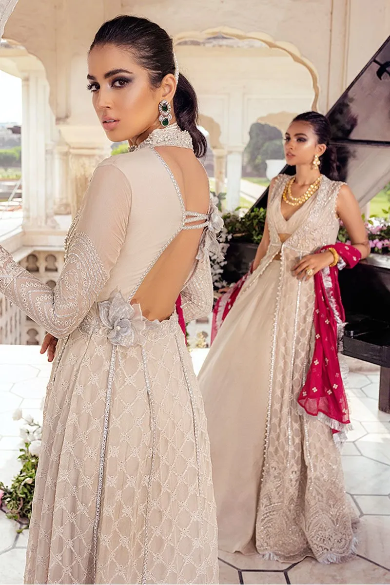 NARGIS | Mushq Hawa Mahal Tissue De Luxe ‘21 | Unstitched Embroidered Chiffon Suits