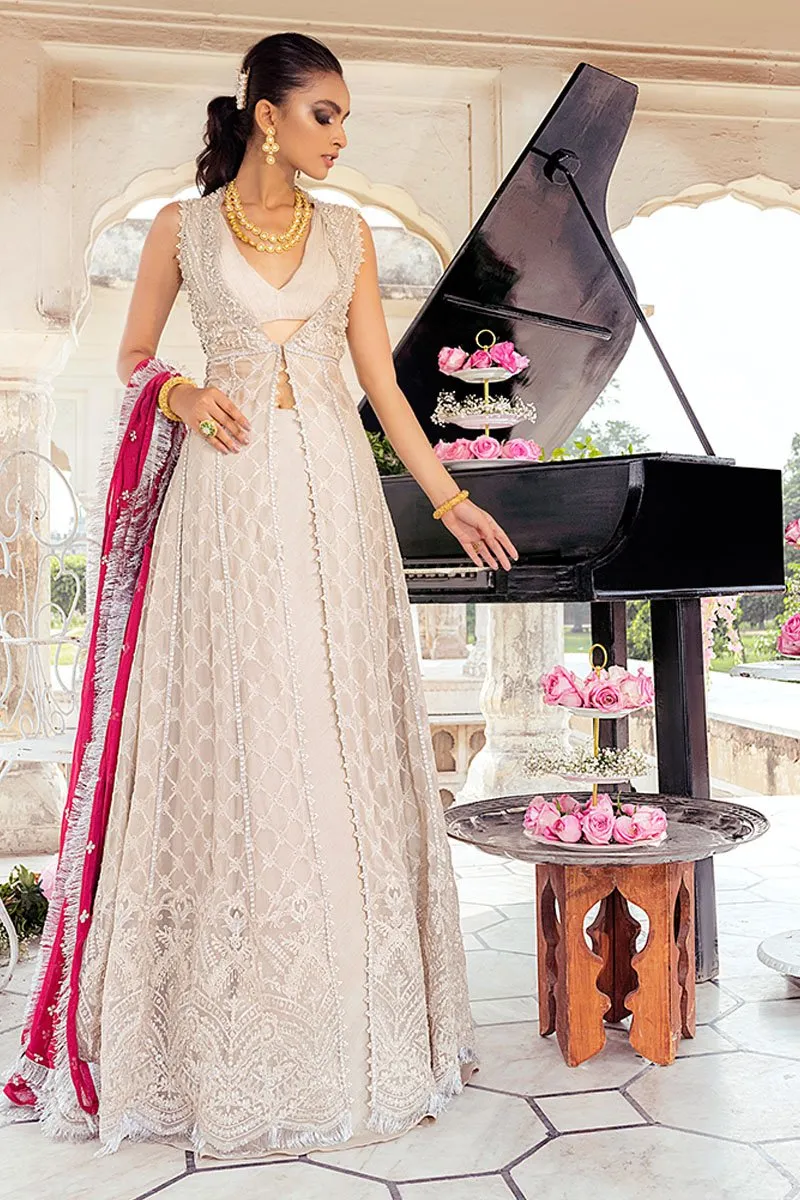NARGIS | Mushq Hawa Mahal Tissue De Luxe ‘21 | Unstitched Embroidered Chiffon Suits