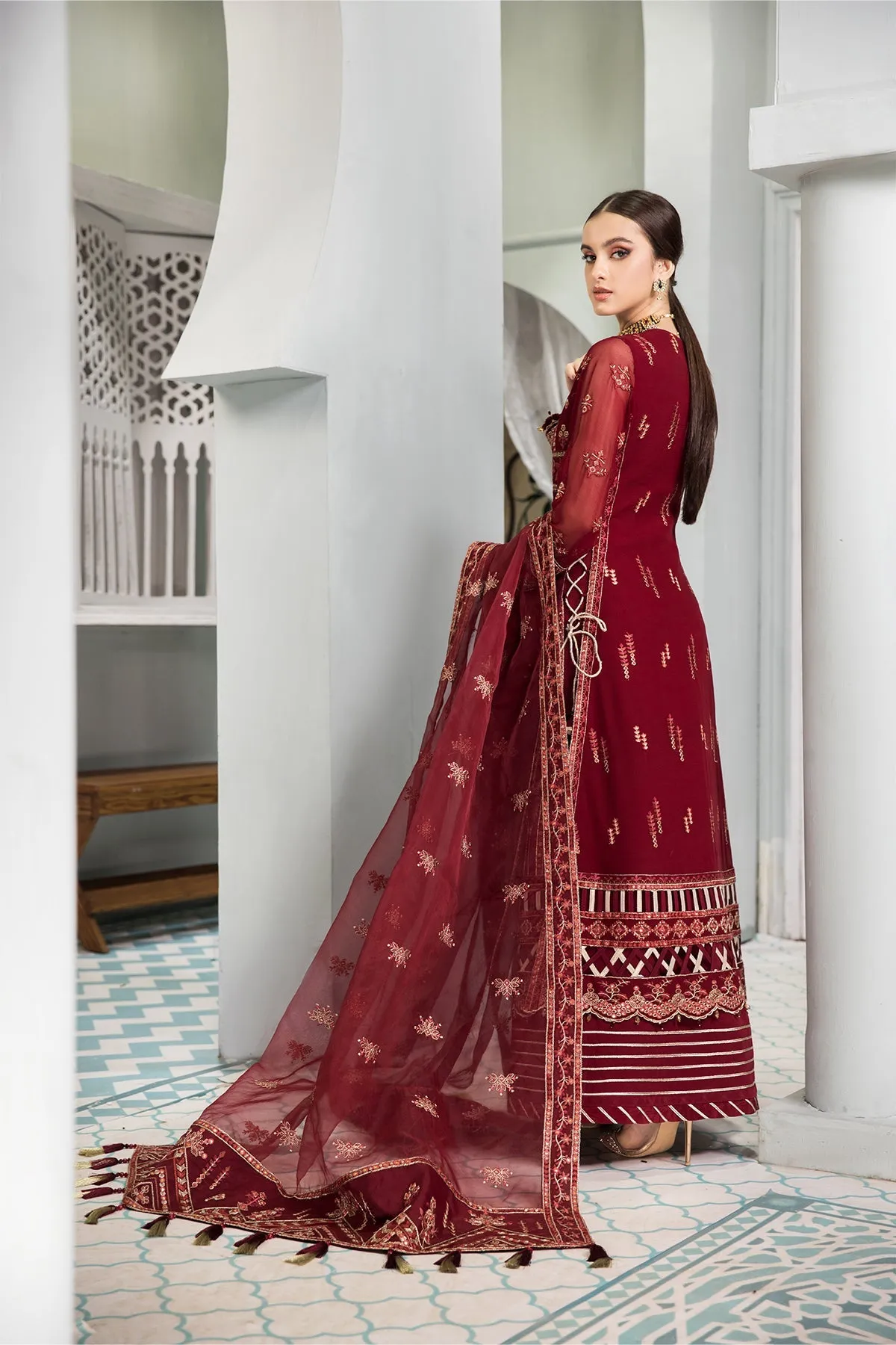 Naukhaiz Alizeh Fashion Vasl-e-Meeras Festive Edition 2022 | Unstitched Embroidered Chiffon Suits