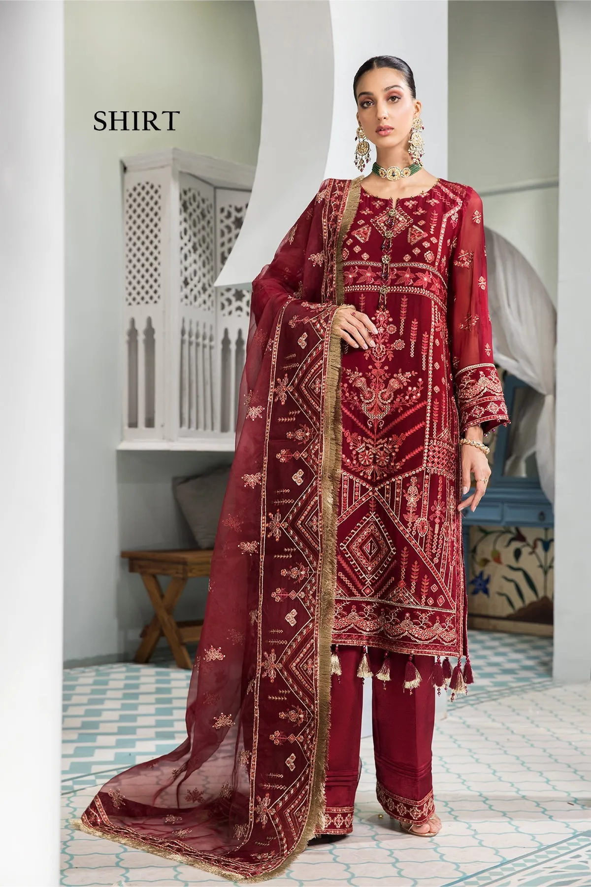 Naukhaiz Alizeh Fashion Vasl-e-Meeras Festive Edition 2022 | Unstitched Embroidered Chiffon Suits