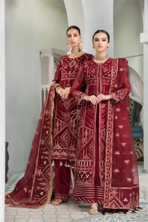 Naukhaiz Alizeh Fashion Vasl-e-Meeras Festive Edition 2022 | Unstitched Embroidered Chiffon Suits