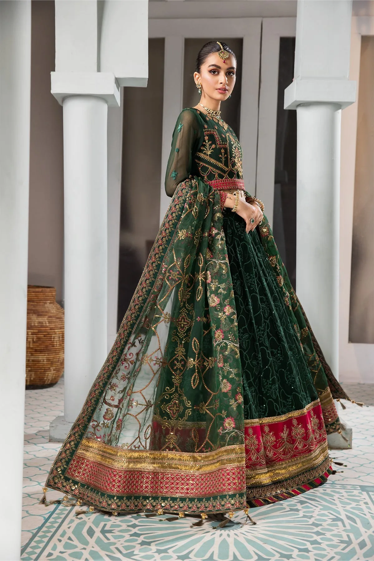 Naulakha Alizeh Fashion Vasl-e-Meeras Festive Edition 2022 | Unstitched Embroidered Chiffon Suits