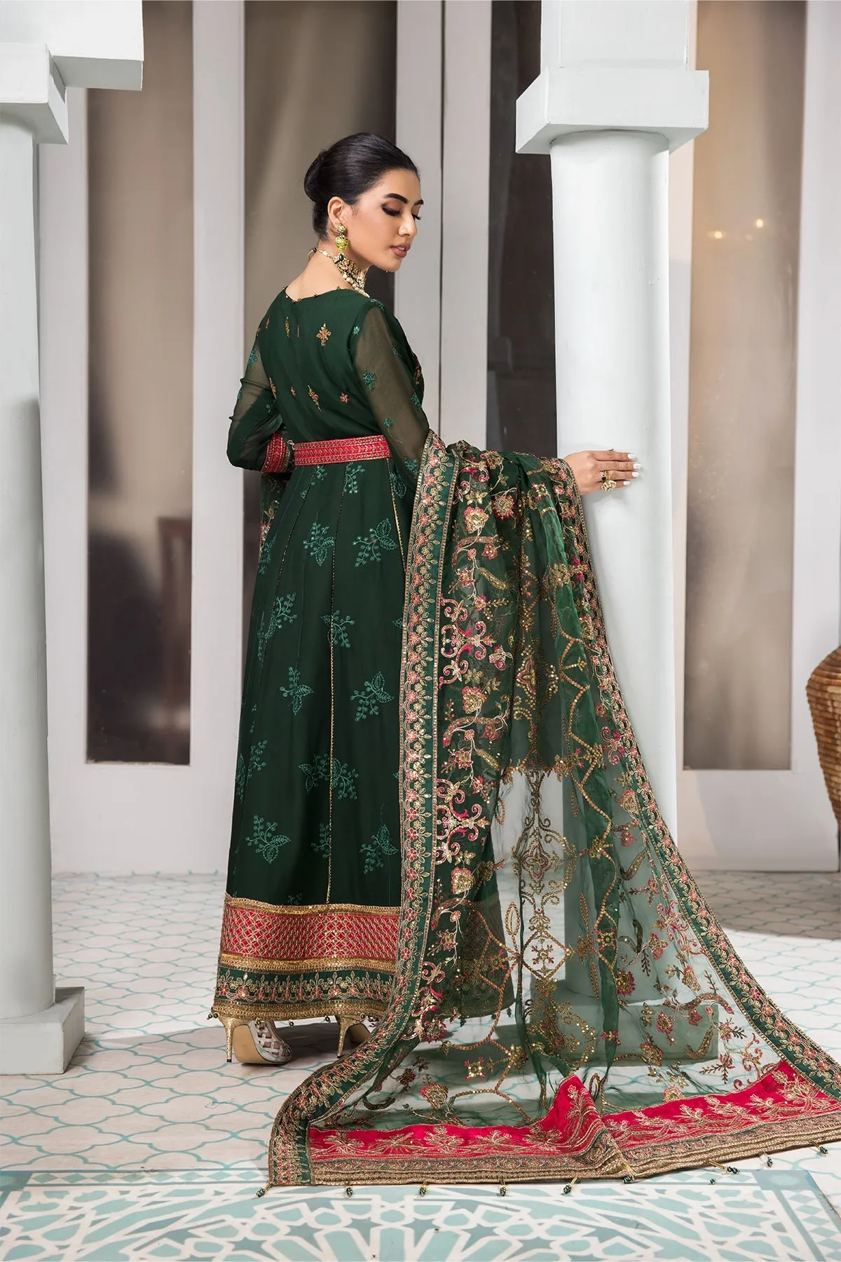 Naulakha Alizeh Fashion Vasl-e-Meeras Festive Edition 2022 | Unstitched Embroidered Chiffon Suits