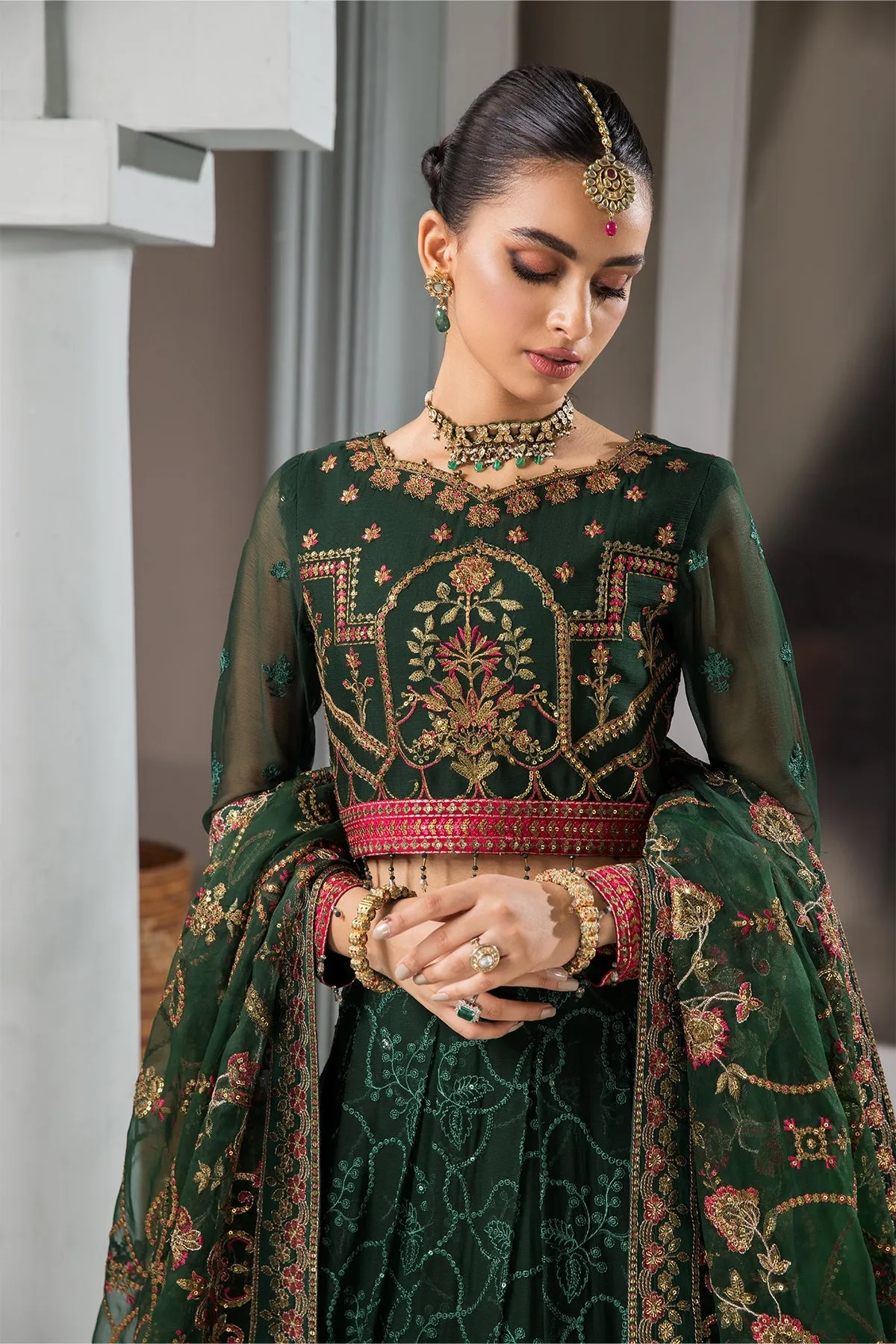 Naulakha Alizeh Fashion Vasl-e-Meeras Festive Edition 2022 | Unstitched Embroidered Chiffon Suits