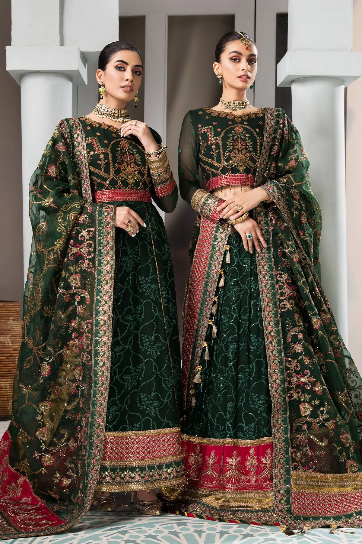 Naulakha Alizeh Fashion Vasl-e-Meeras Festive Edition 2022 | Unstitched Embroidered Chiffon Suits