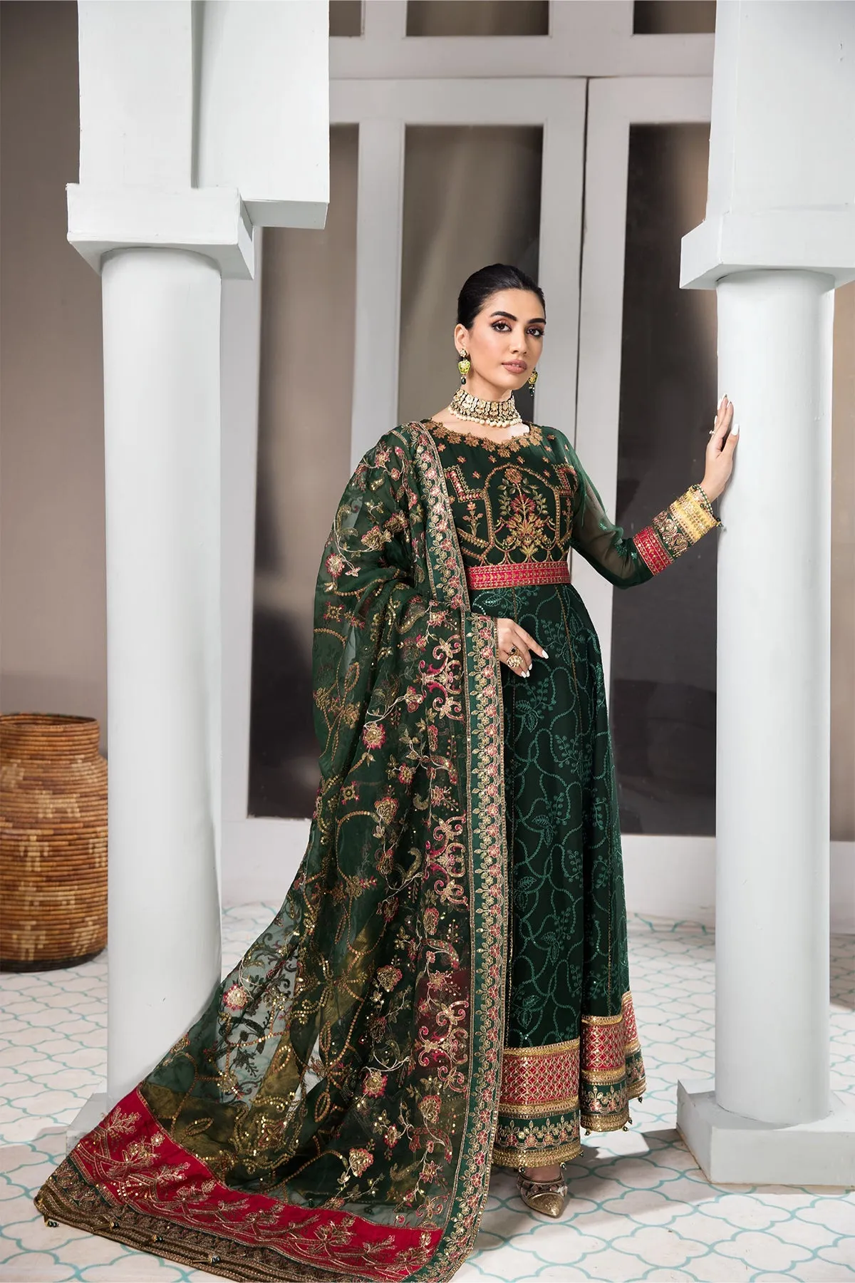 Naulakha Alizeh Fashion Vasl-e-Meeras Festive Edition 2022 | Unstitched Embroidered Chiffon Suits