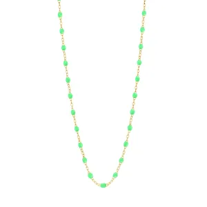 NEON GIGI CLASSIC NECKLACE 18 INCH- 18K YELLOW GOLD