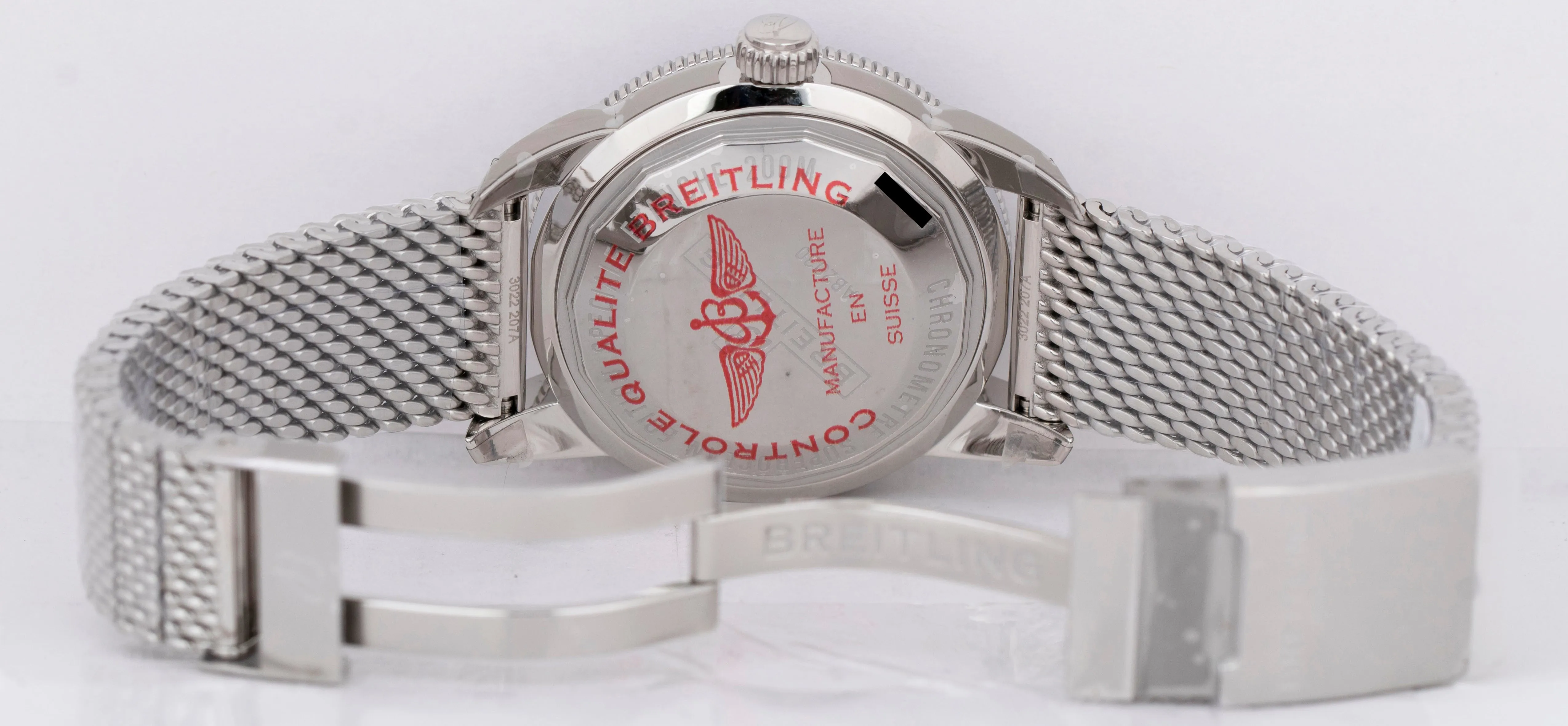 NEW STICKERED Breitling Superocean Heritage Steel 44mm Black Watch AB2030 B P