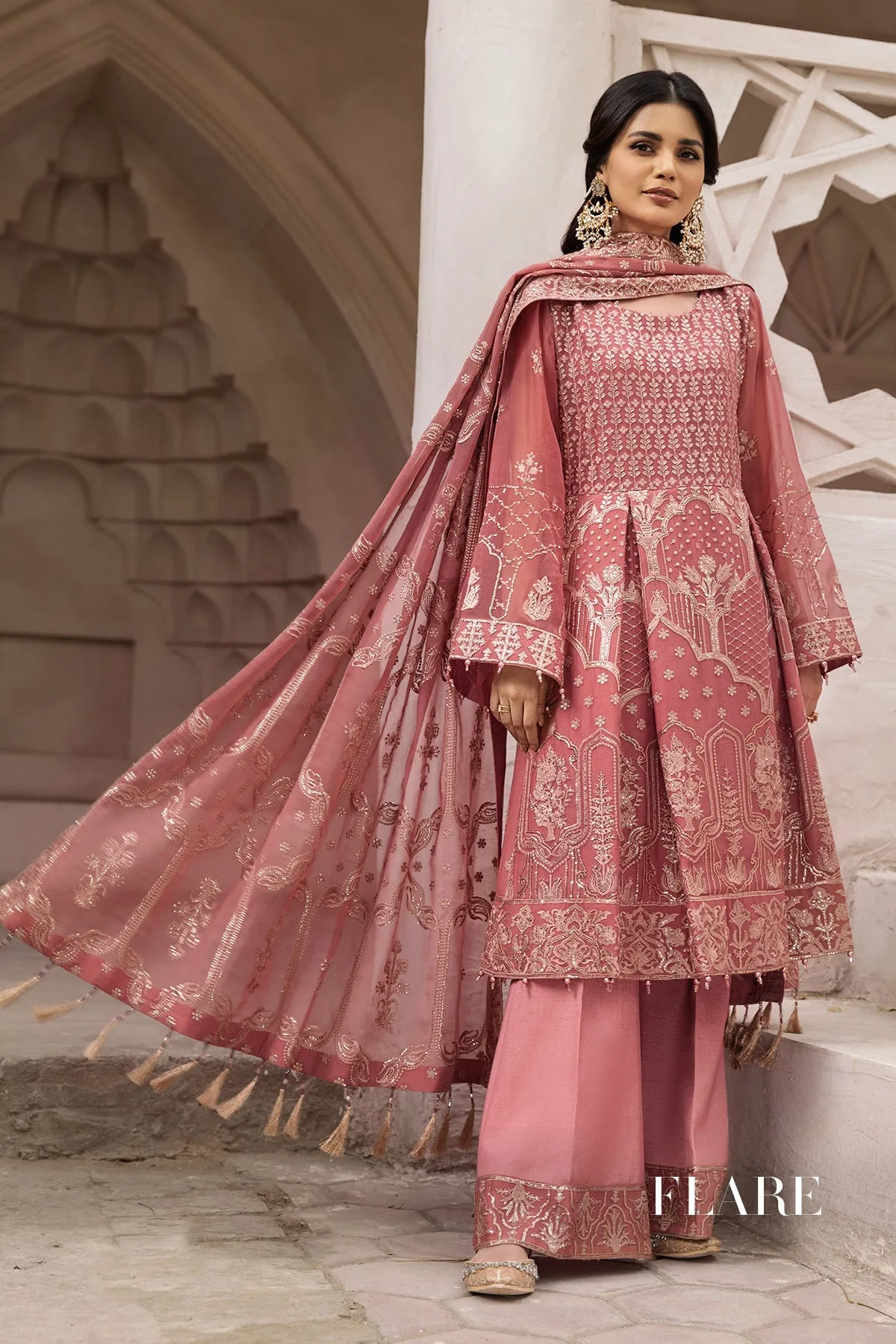 Nuray  | Alizeh Fashion Muhtesem Festive Collection 2022 | Unstitched Embroidered Chiffon Suits