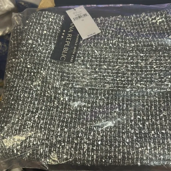 NWT Banana Republic Metallic Tweed Mini Skirt