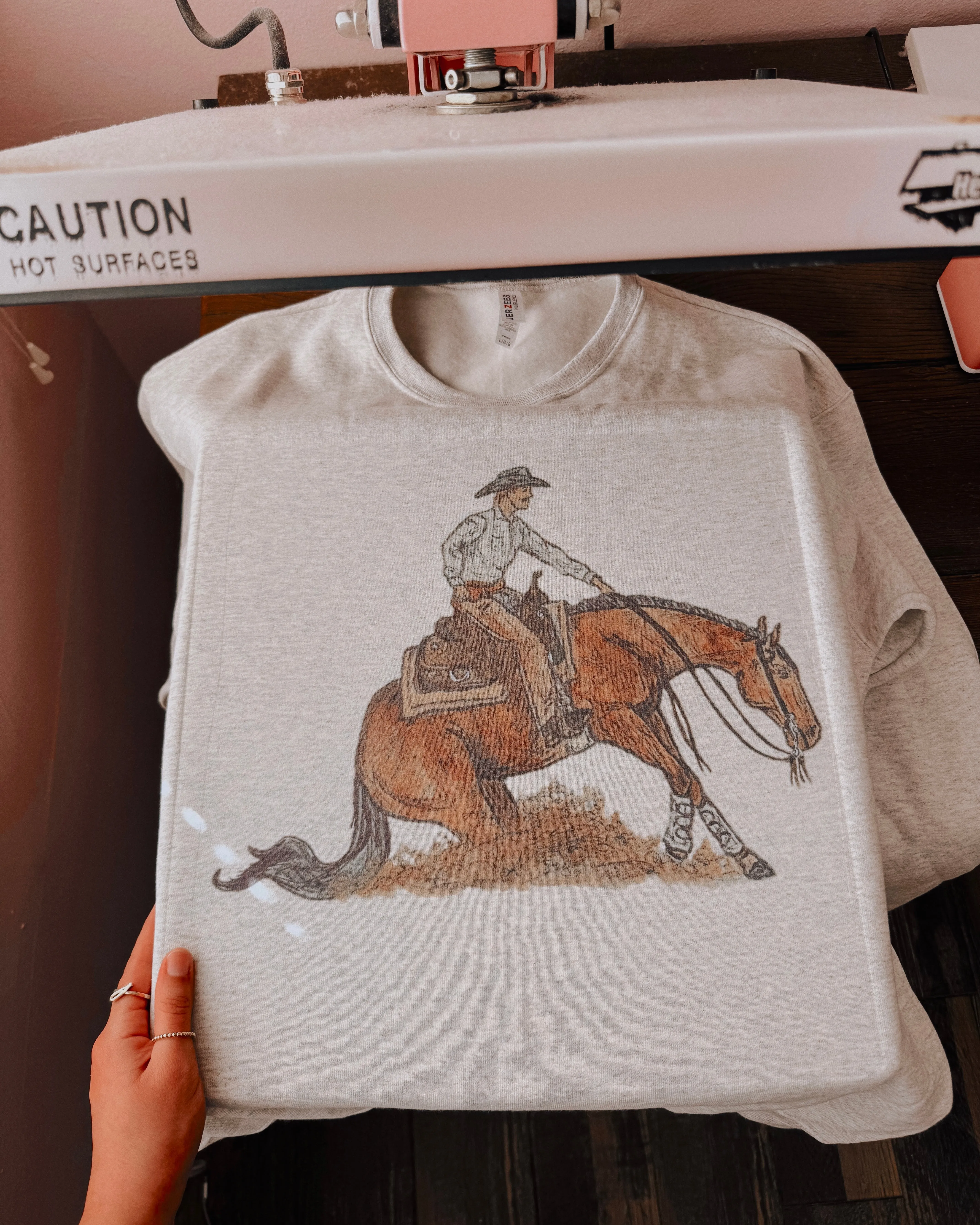 Ole West Cowboy Crewneck or Tee
