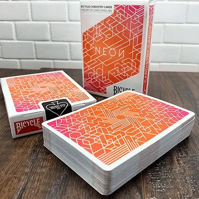 Orange Bump Neon Playing Cards by US Playing Card Co