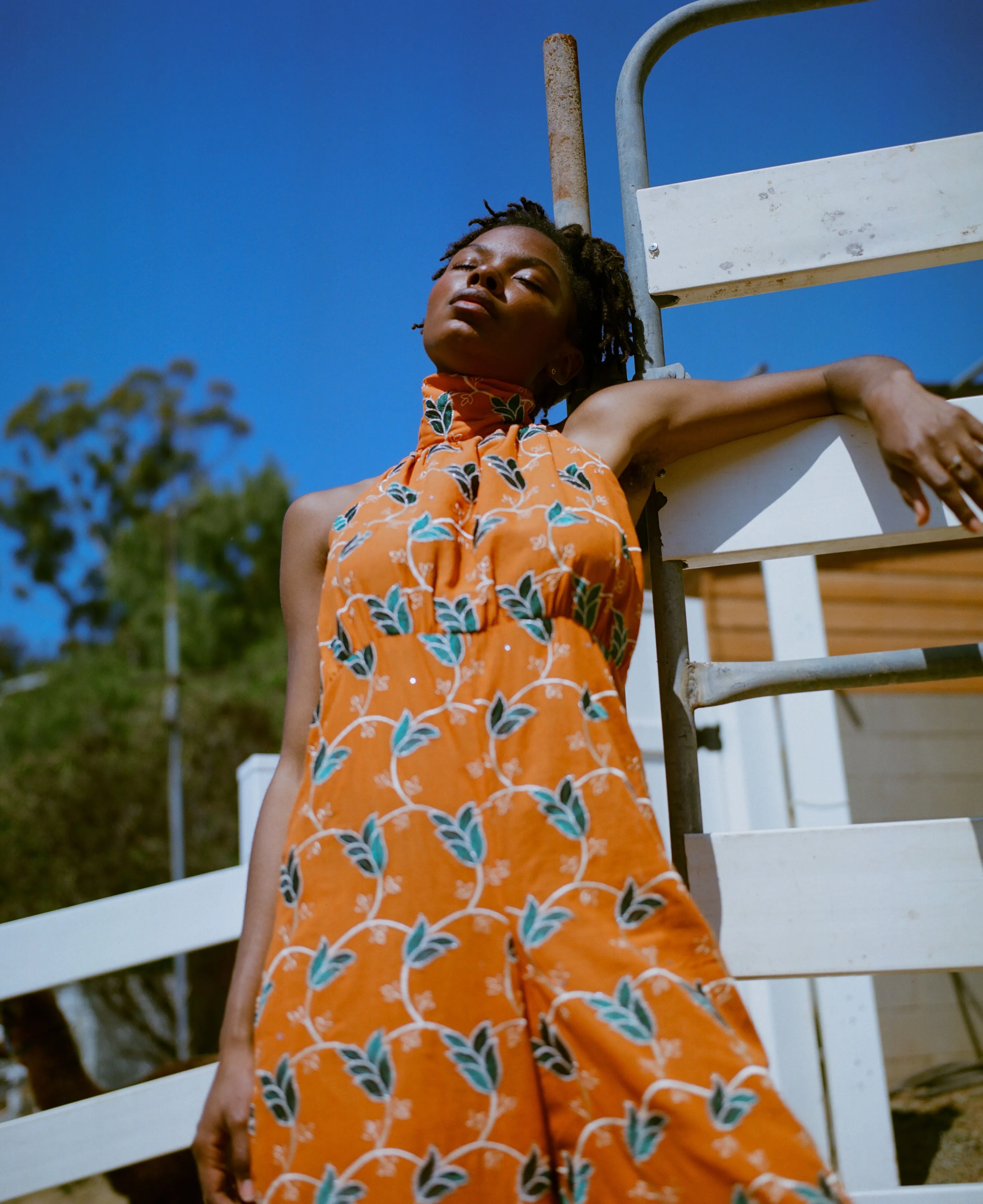 Oya Palazzo Jumper-Vibrant Orange