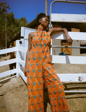 Oya Palazzo Jumper-Vibrant Orange
