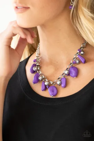 Paparazzi Grand Canyon Grotto Necklace Purple