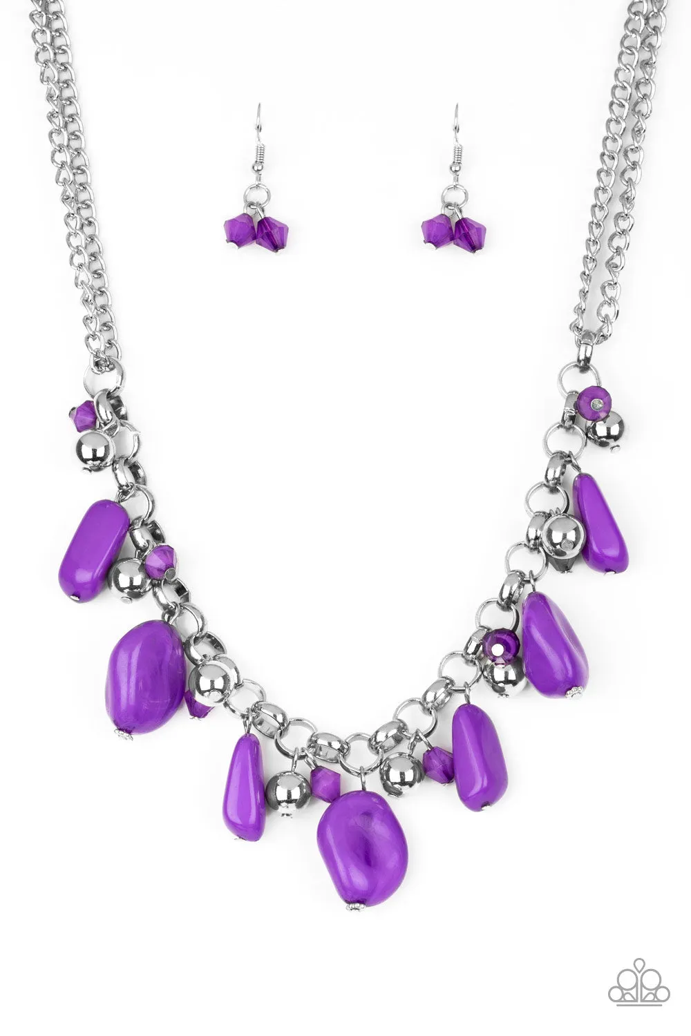 Paparazzi Grand Canyon Grotto Necklace Purple