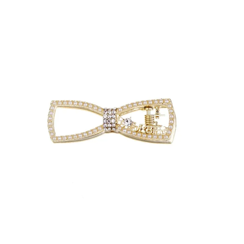 Pearl Bow Hairpin