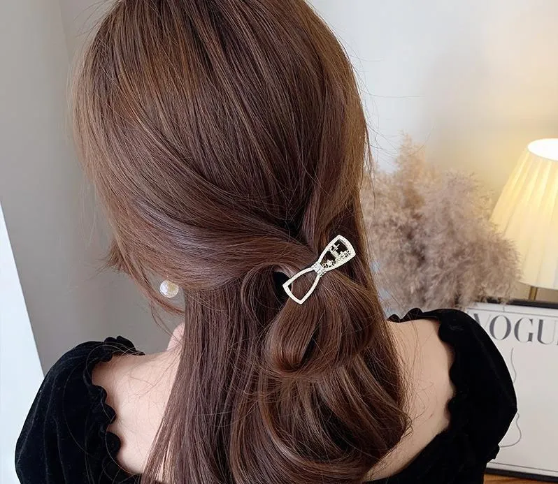 Pearl Bow Hairpin