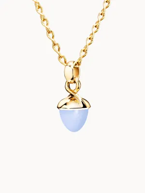 Pendant MIKADO Bouquet Chalcedony blue blue Chalcedony