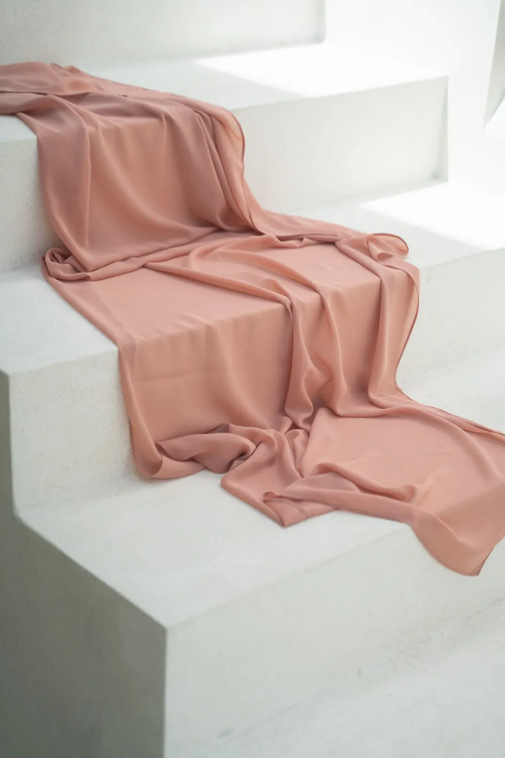 Petal blush Chiffon hijab-Colour 12