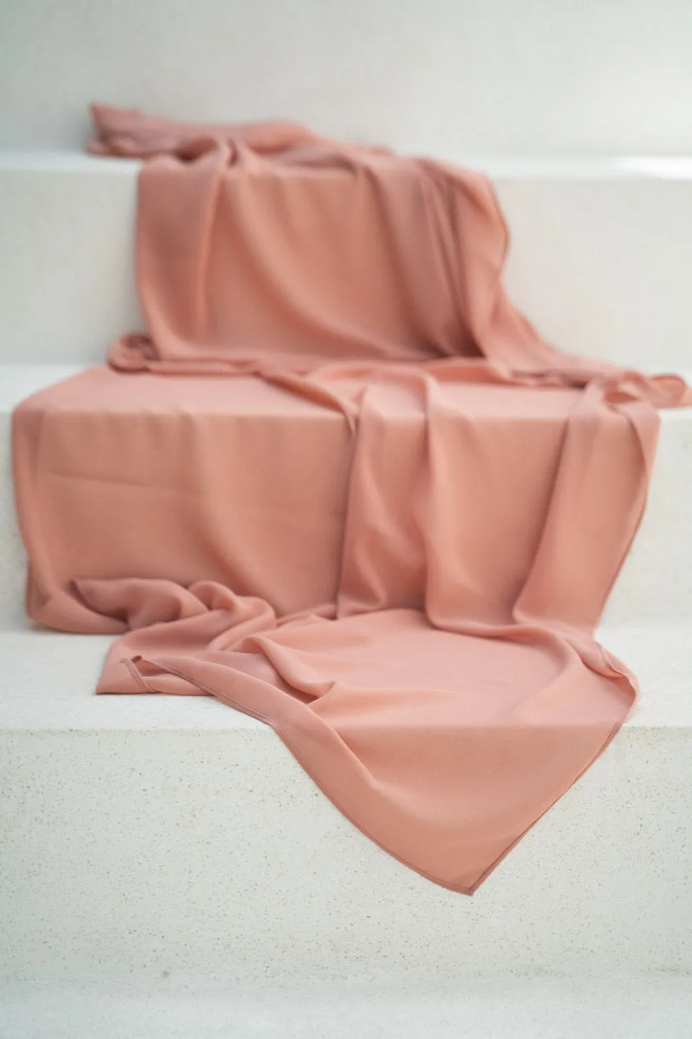 Petal blush Chiffon hijab-Colour 12