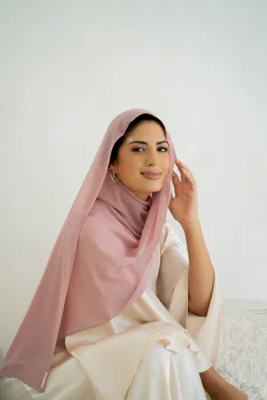 Petal blush Chiffon hijab-Colour 12