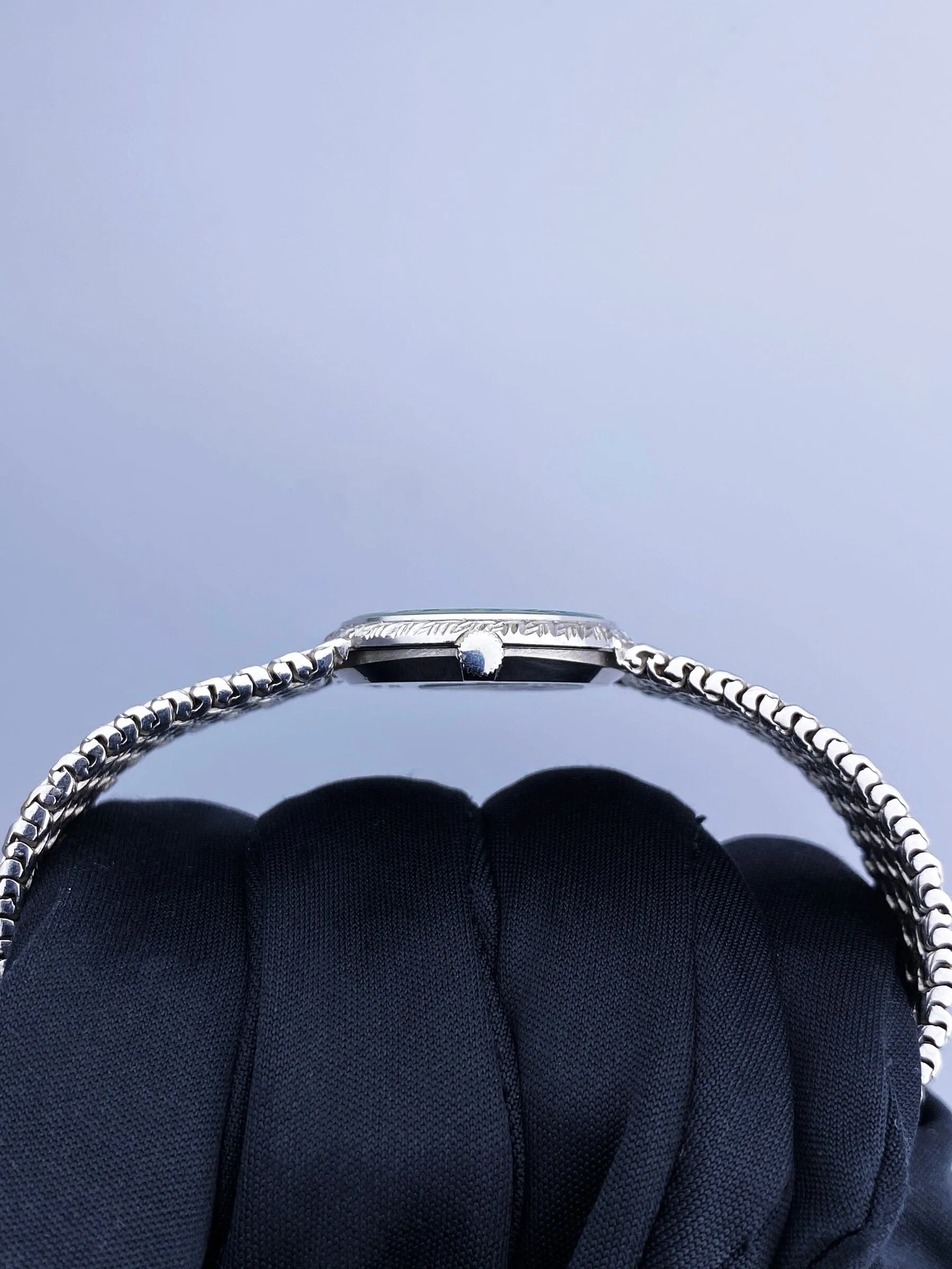 Piaget 9802D2 Lapis Lazuli Pave Dial 18K White Gold Ladies Watch