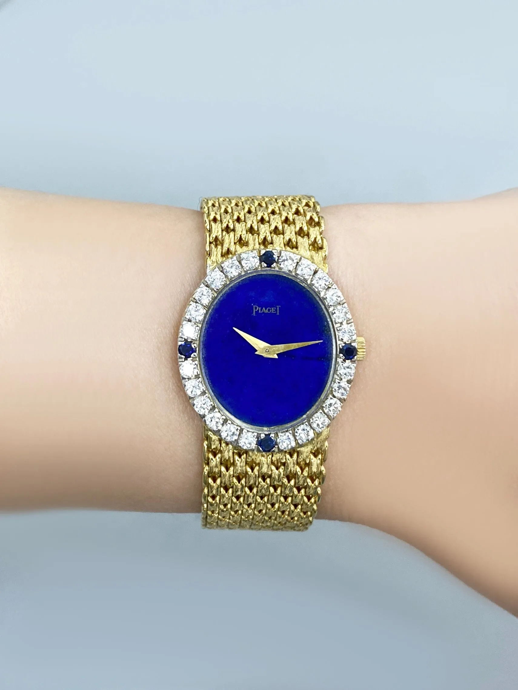 Piaget 9814N24 Laois Dial Diamond 18K Yellow Gold Ladies Watch