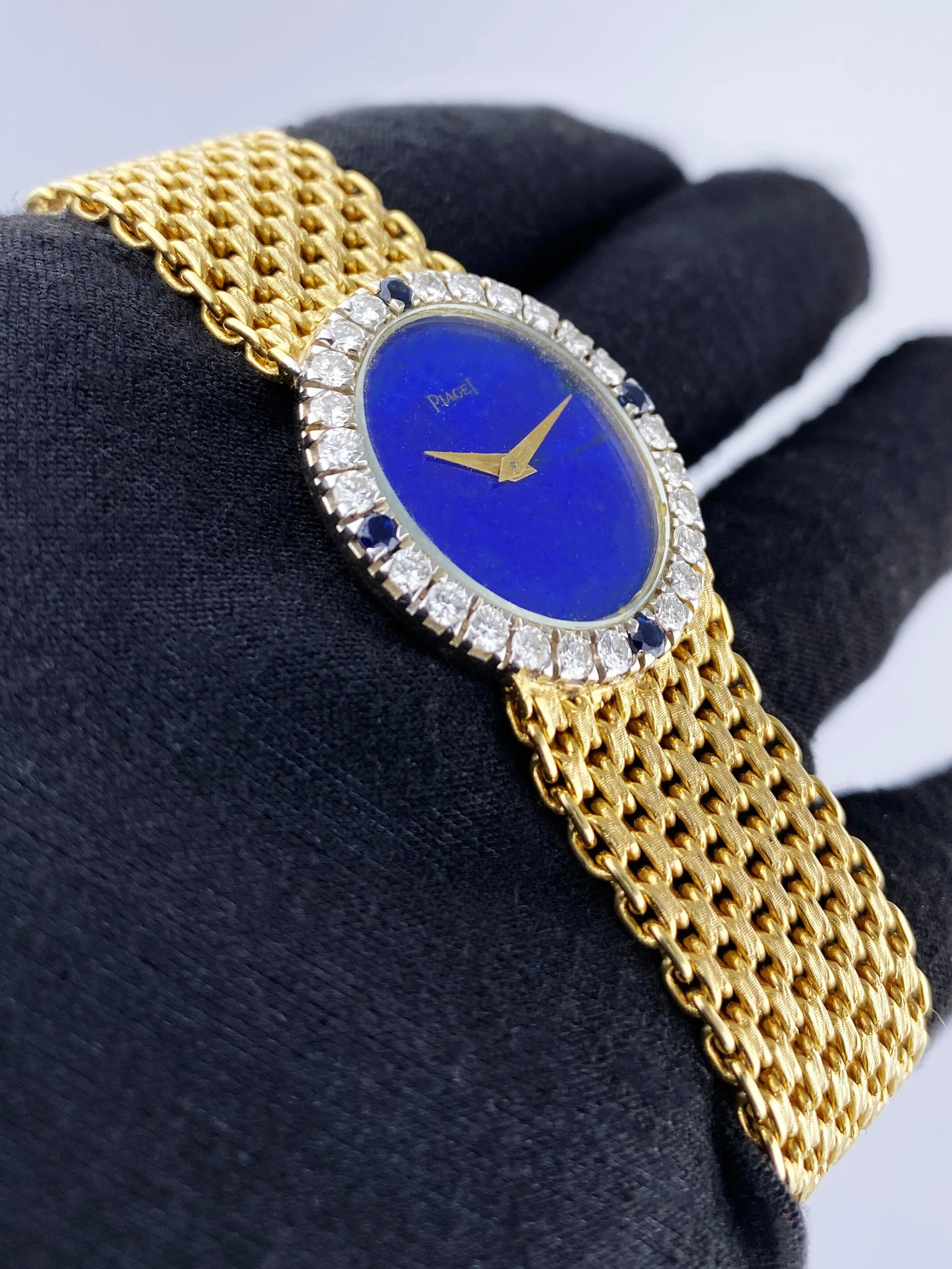 Piaget 9814N24 Laois Dial Diamond 18K Yellow Gold Ladies Watch