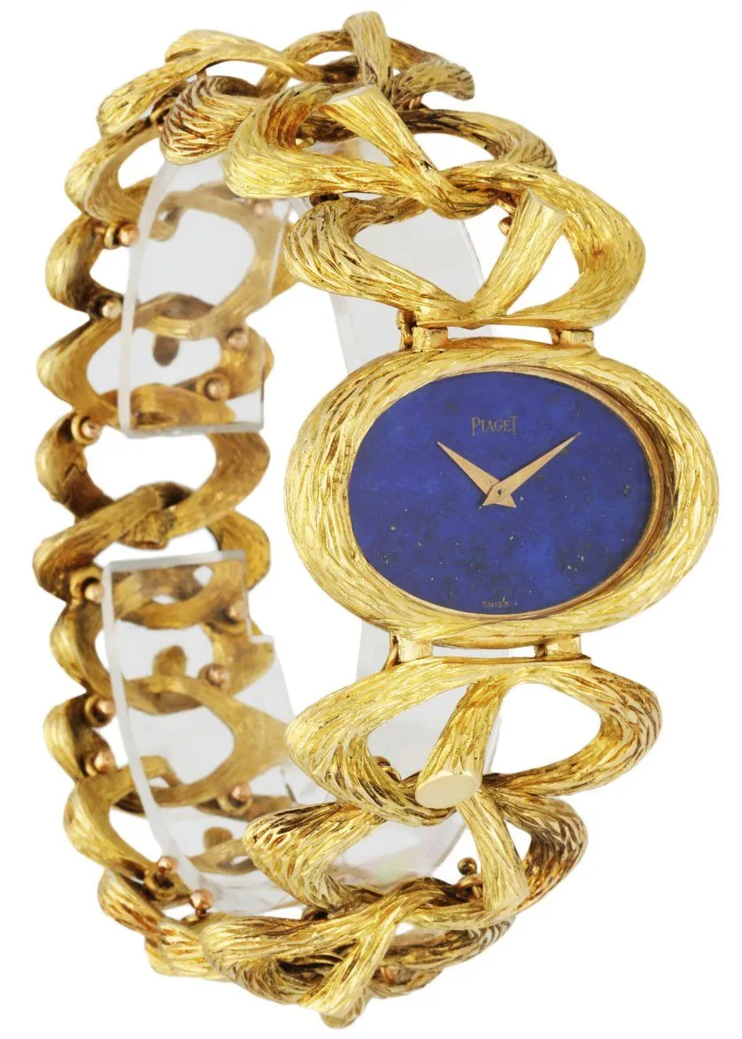 Piaget Esclave 9850 D 71 Lapis Lazuli Dial Ladies Watch
