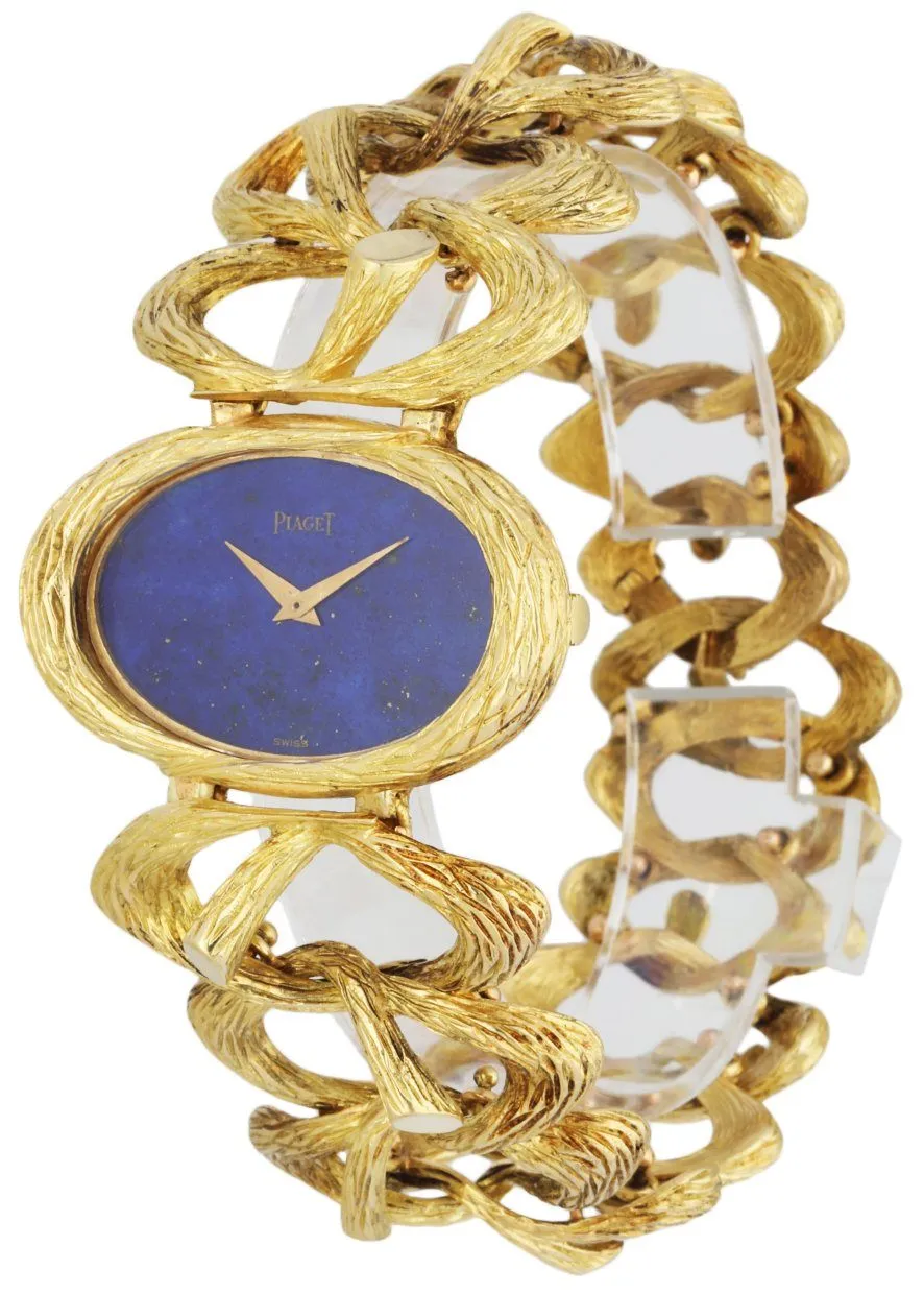 Piaget Esclave 9850 D 71 Lapis Lazuli Dial Ladies Watch