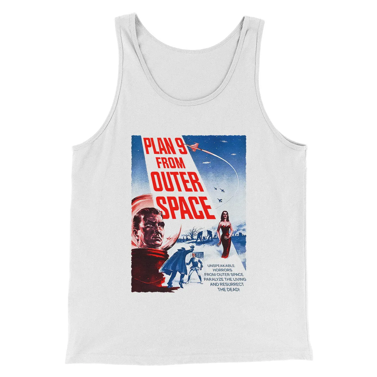 Plan 9 From Outer Space Funny Movie Men/Unisex Tank Top
