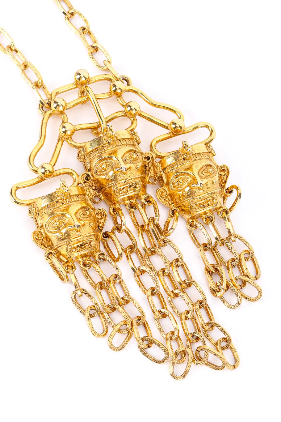 Pre Colombian Mask Necklace