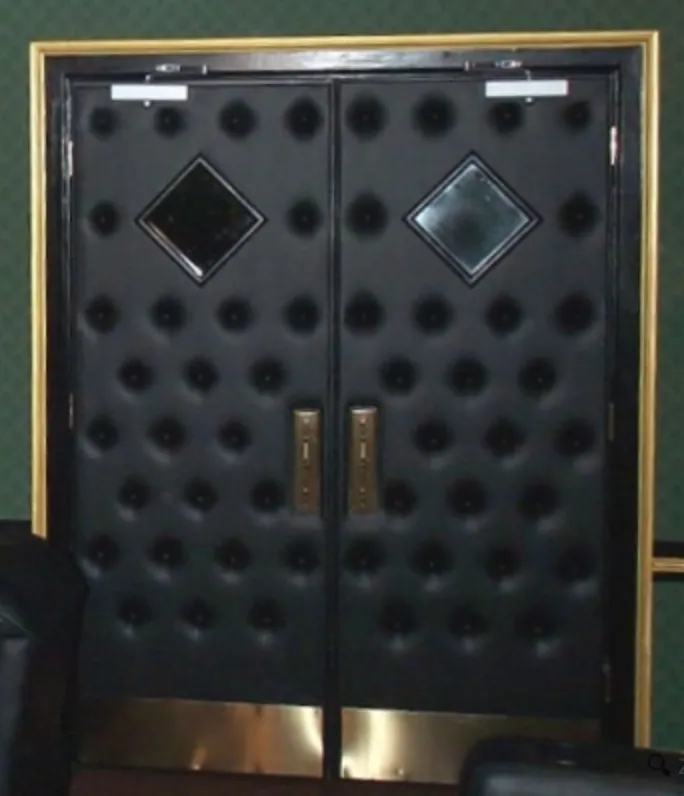 Premium Upholstered Home Theater Door Panel