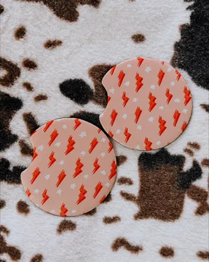 Punchy Cowgirl Car Coasters