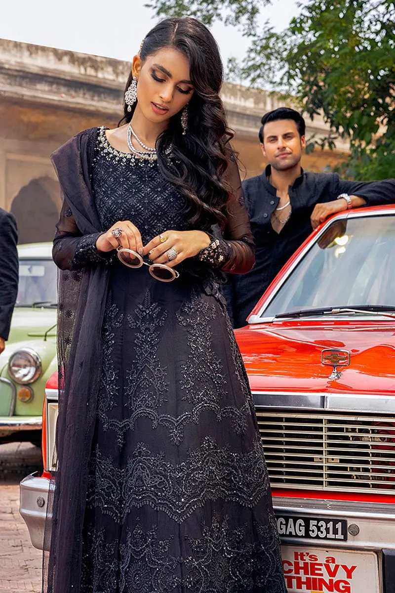 RAAT RANI | Mushq Hawa Mahal Tissue De Luxe ‘21 | Unstitched Embroidered Chiffon Suits