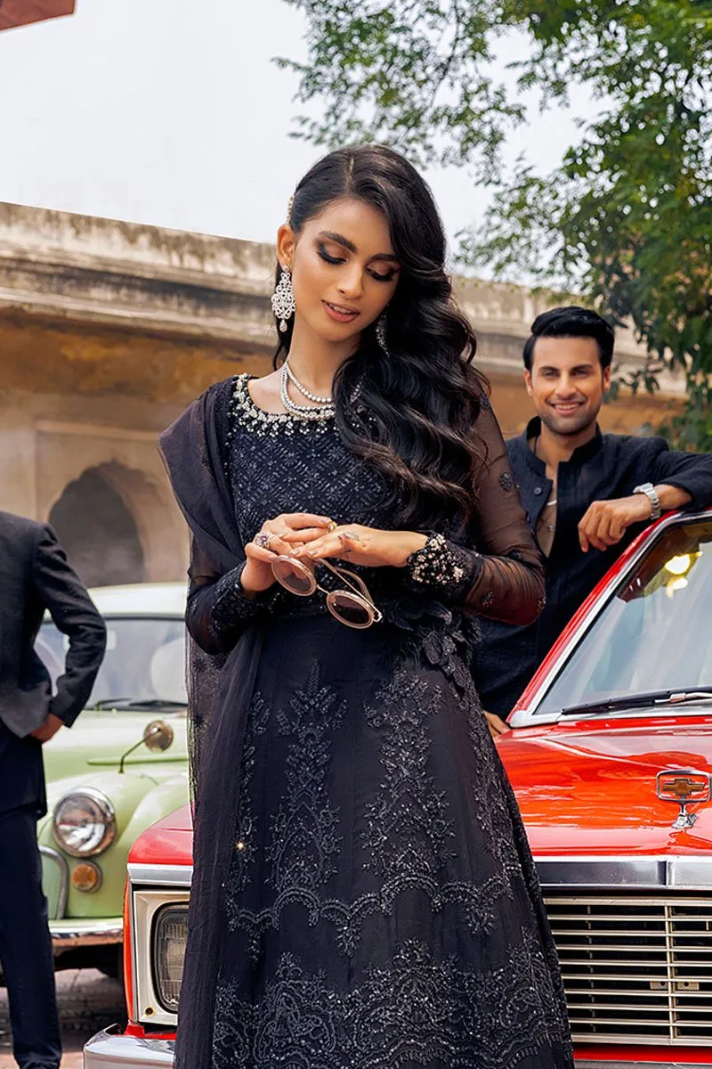 RAAT RANI | Mushq Hawa Mahal Tissue De Luxe ‘21 | Unstitched Embroidered Chiffon Suits