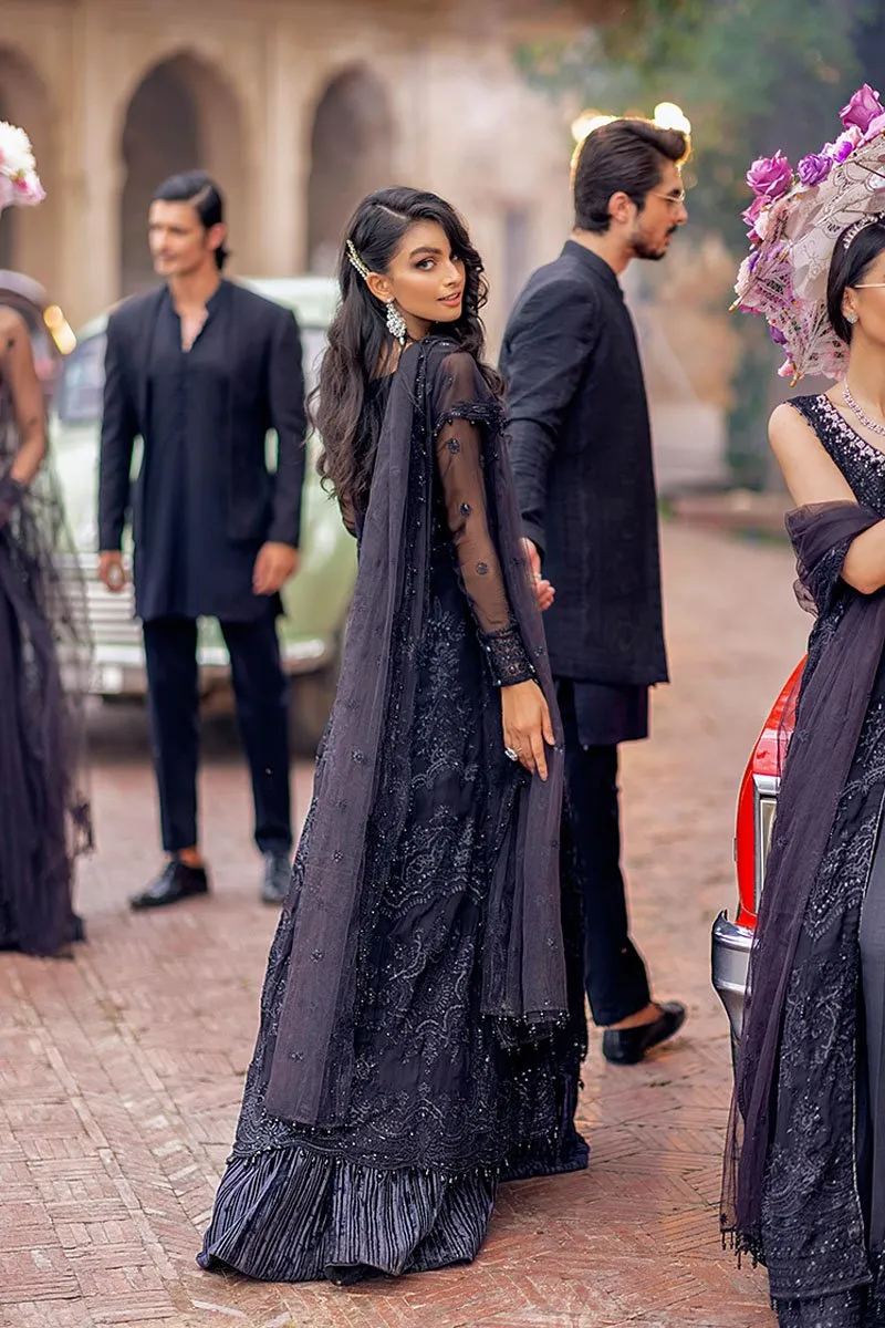 RAAT RANI | Mushq Hawa Mahal Tissue De Luxe ‘21 | Unstitched Embroidered Chiffon Suits