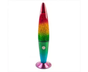 Rainbow Glitter Lamp