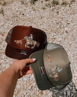 Ranchin' Cowgirl Trucker Hat