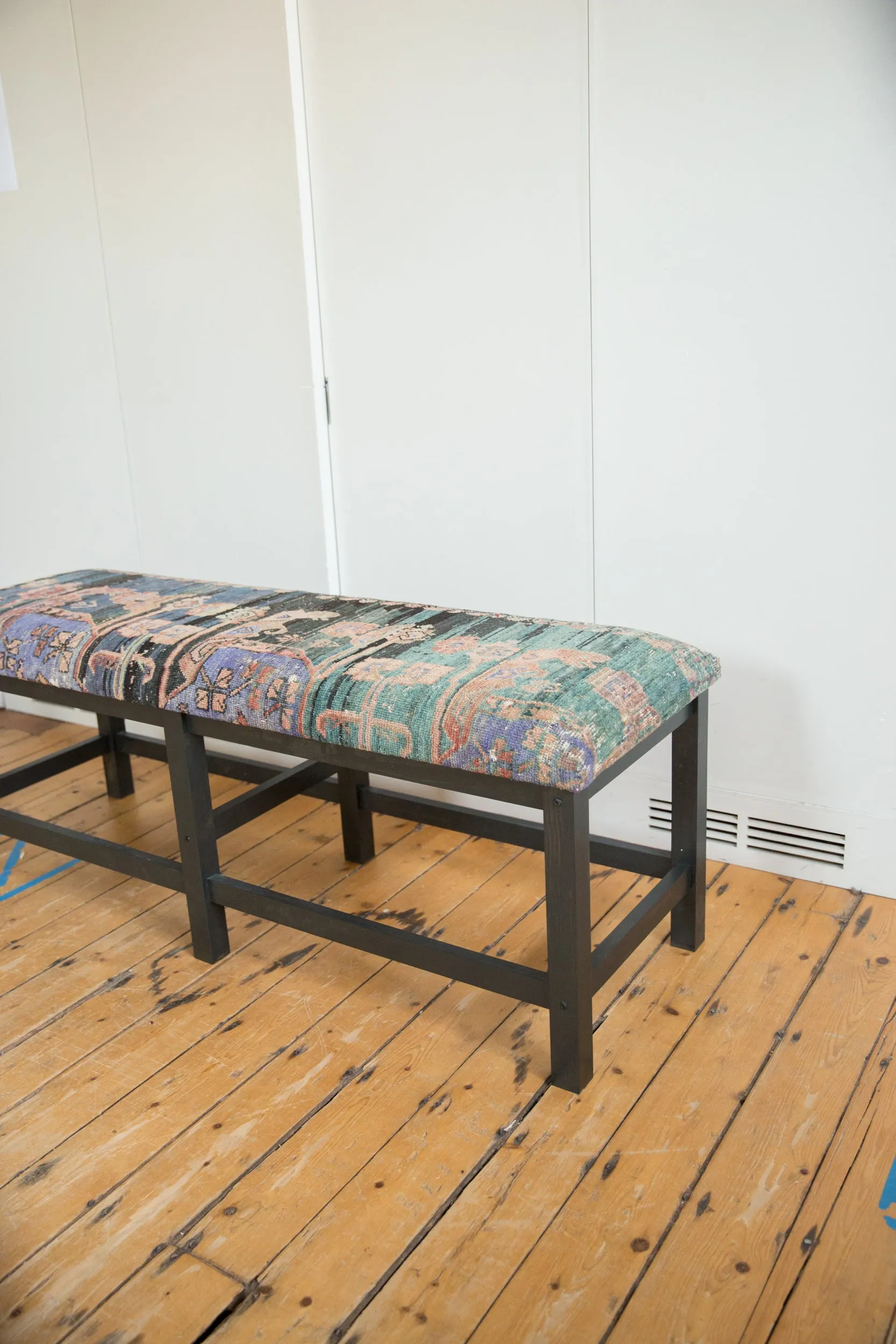 Reclaimed Vintage Turkish Rug Bench