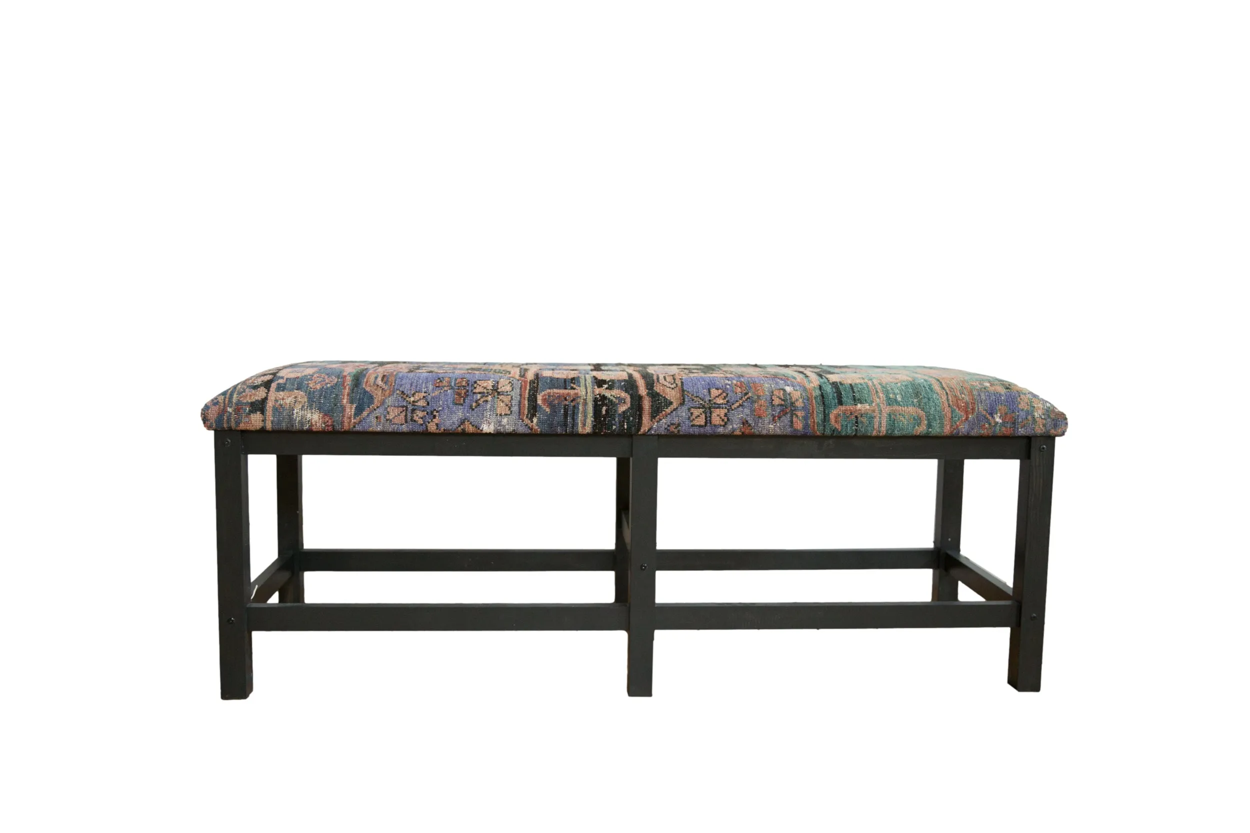 Reclaimed Vintage Turkish Rug Bench