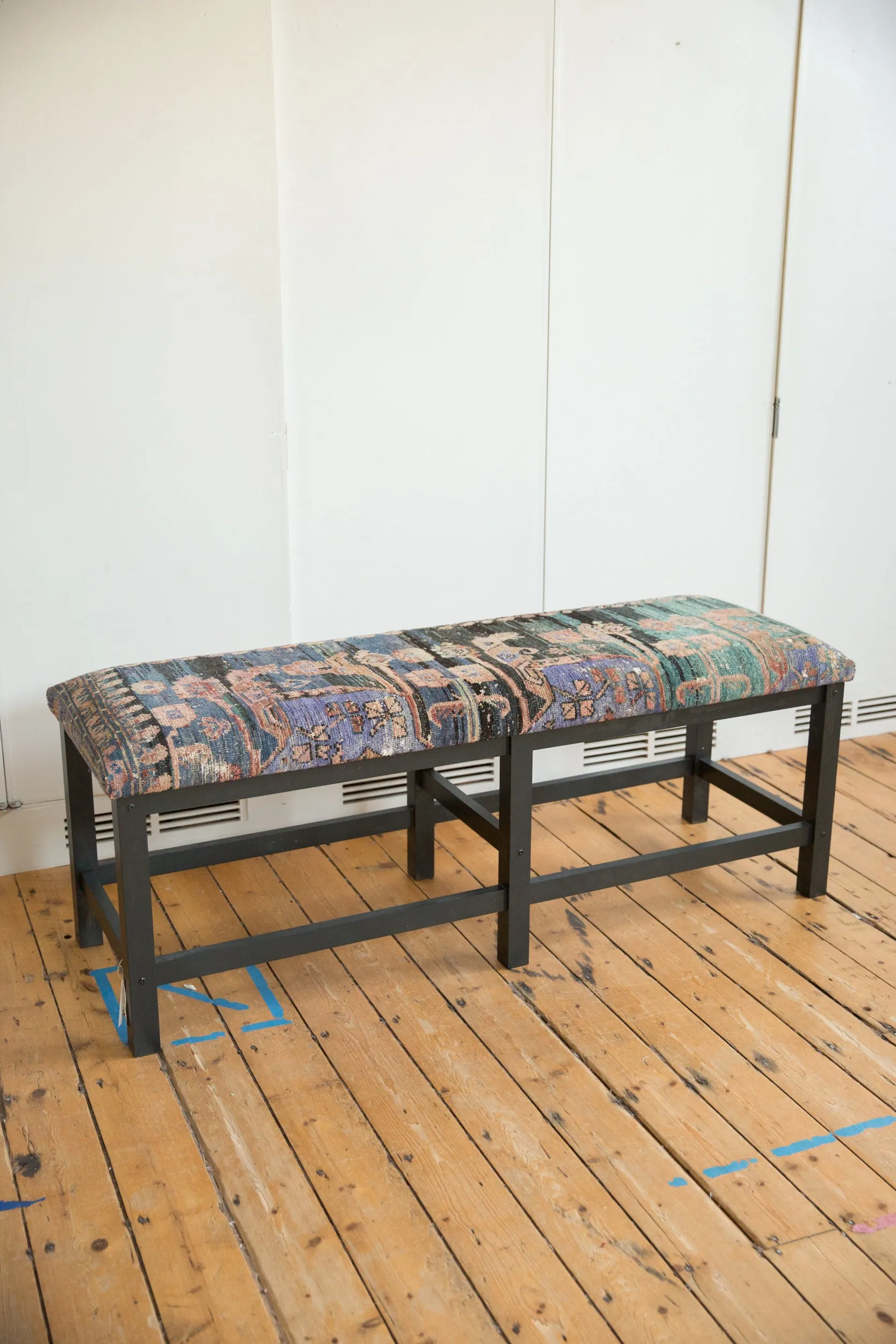 Reclaimed Vintage Turkish Rug Bench