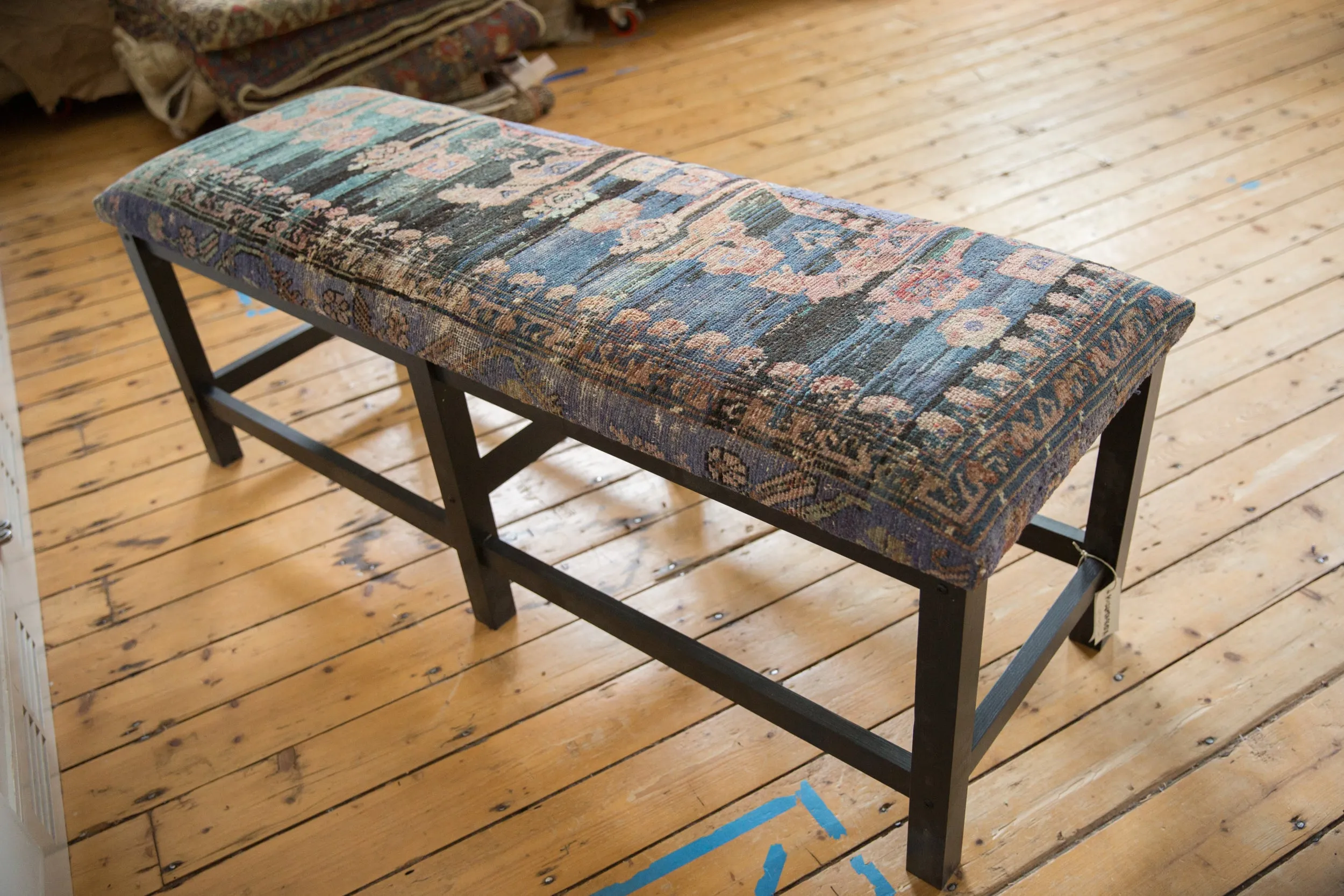 Reclaimed Vintage Turkish Rug Bench