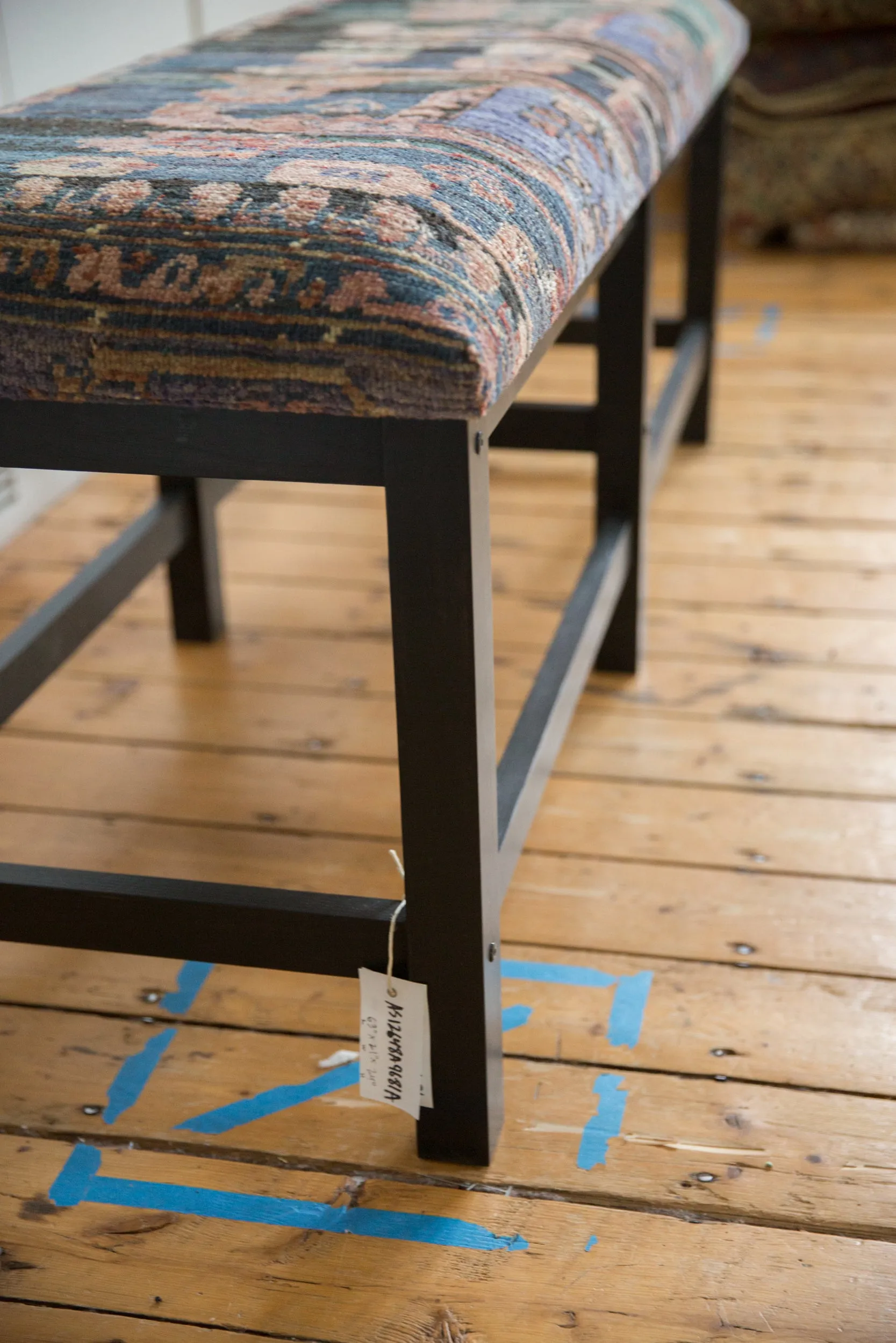 Reclaimed Vintage Turkish Rug Bench