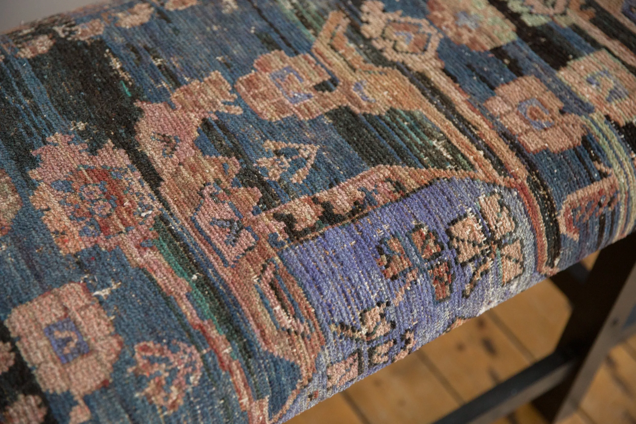Reclaimed Vintage Turkish Rug Bench