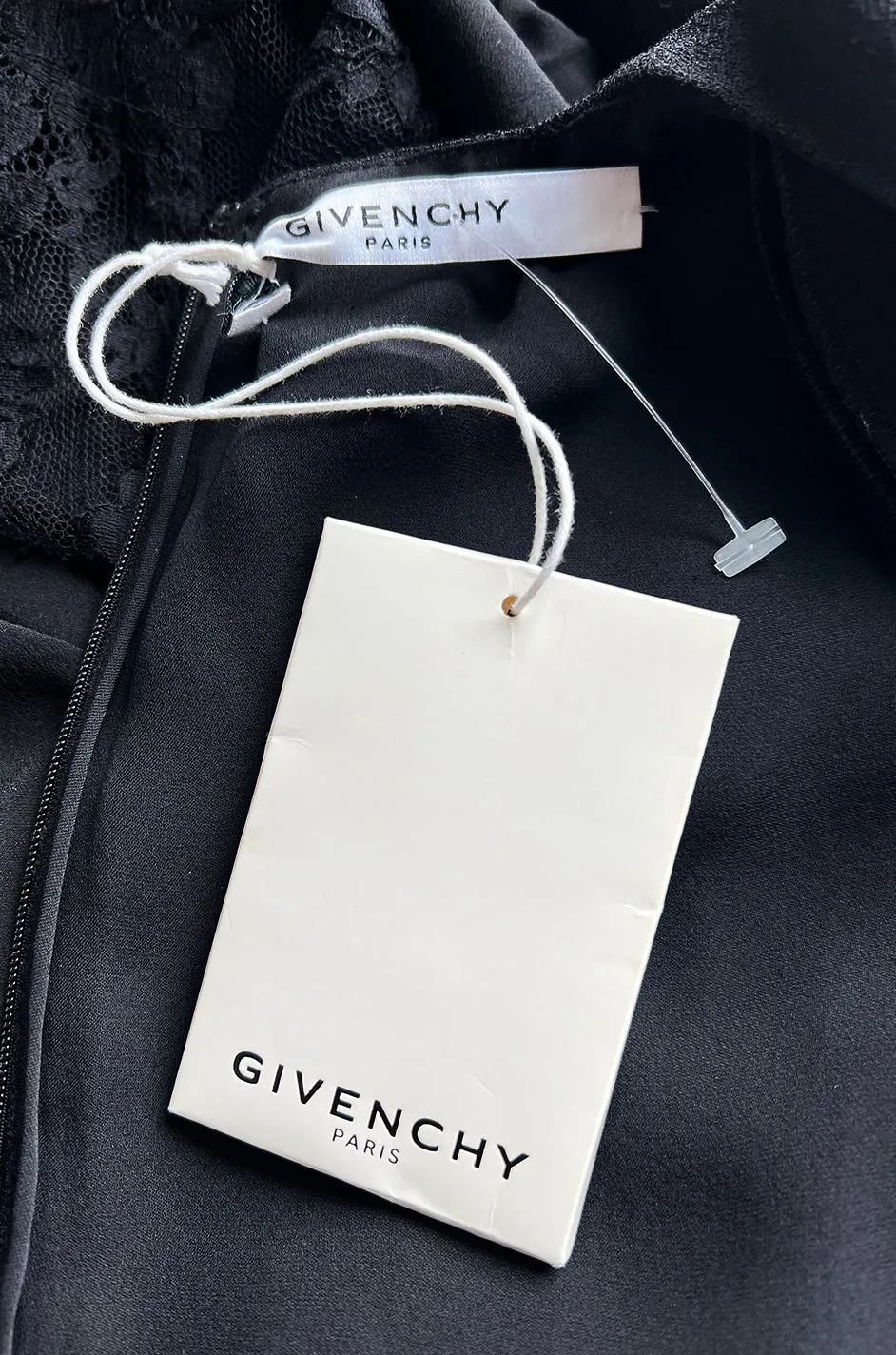 Resort 2019 Givenchy by Clare Waight Keller Black Lace Dress w Side Cut Outs